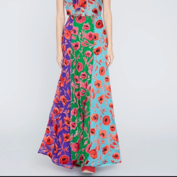 Alice + Olivia Dresses & Skirts - HP, NWT Alice + Olivia Aquinnah Silk Maxi Skirt